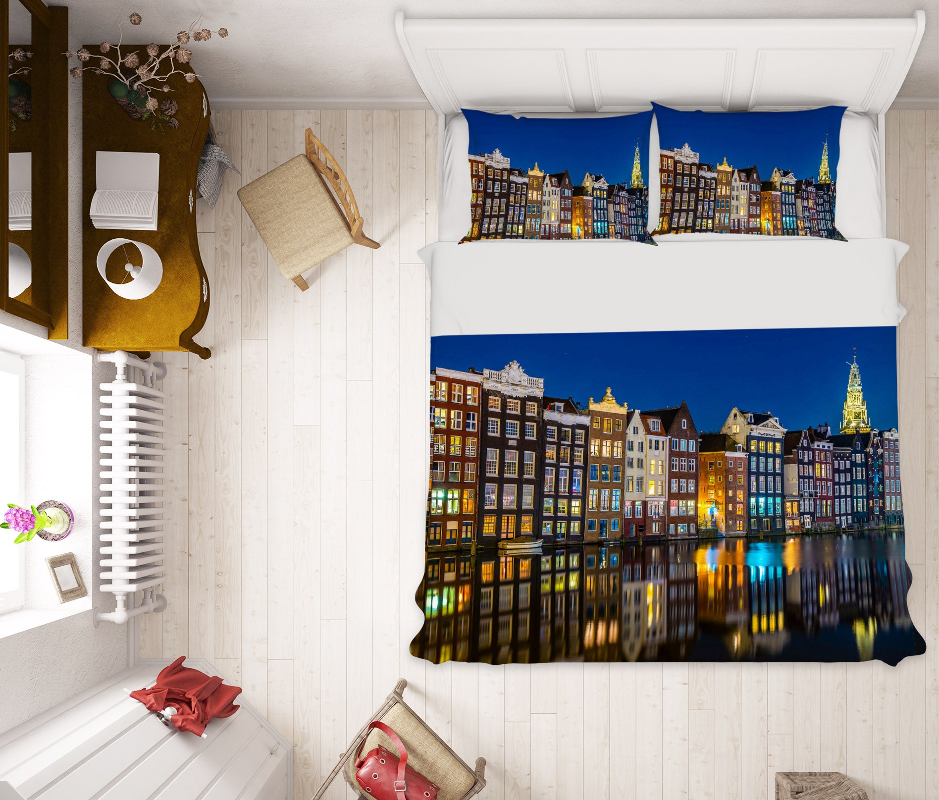 3D Amsterdam Reflections 002 Marco Carmassi Bedding Bed Pillowcases Quilt