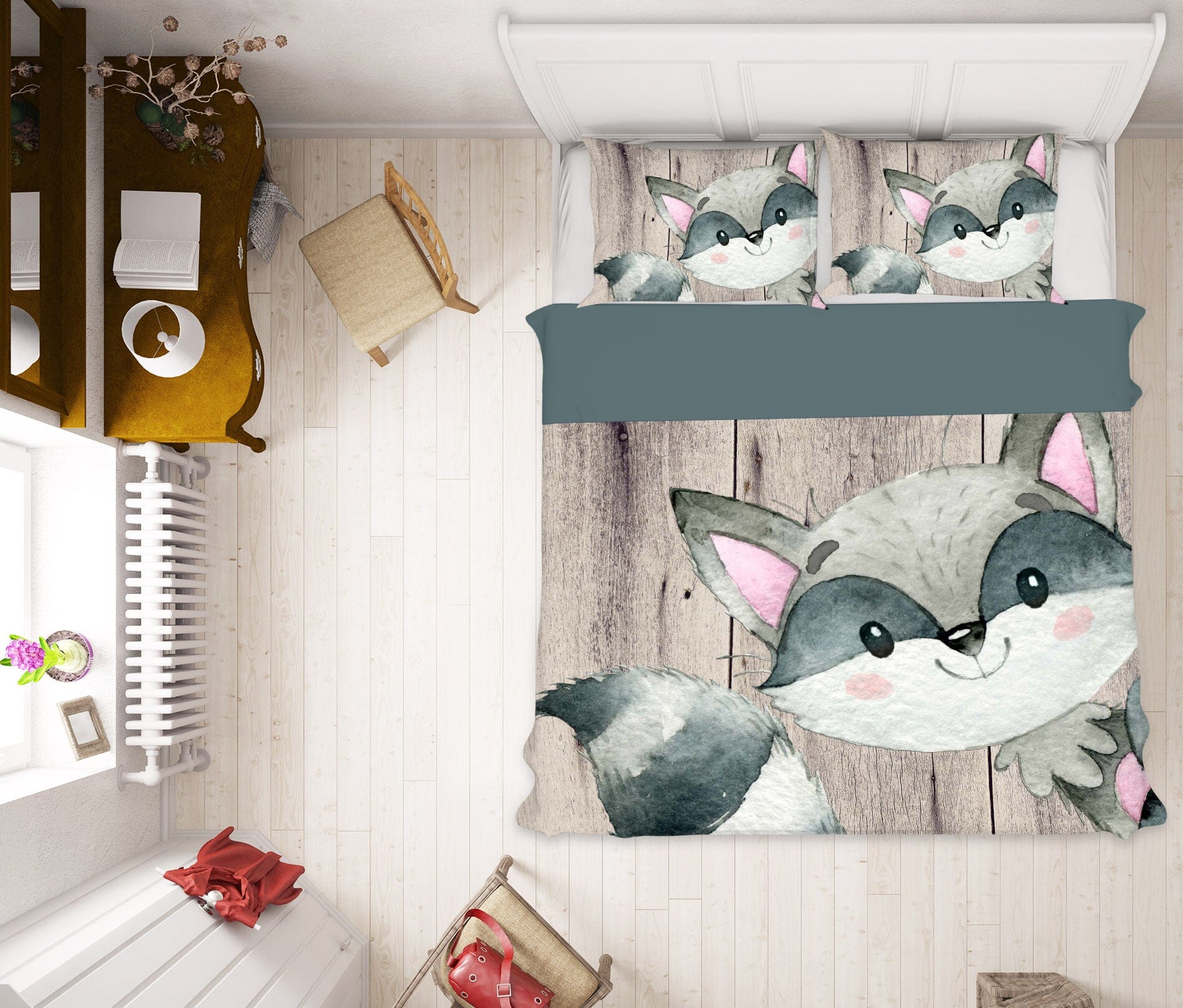 3D Black Fox 246 Uta Naumann Bedding Bed Pillowcases Quilt Quiet Covers AJ Creativity Home 