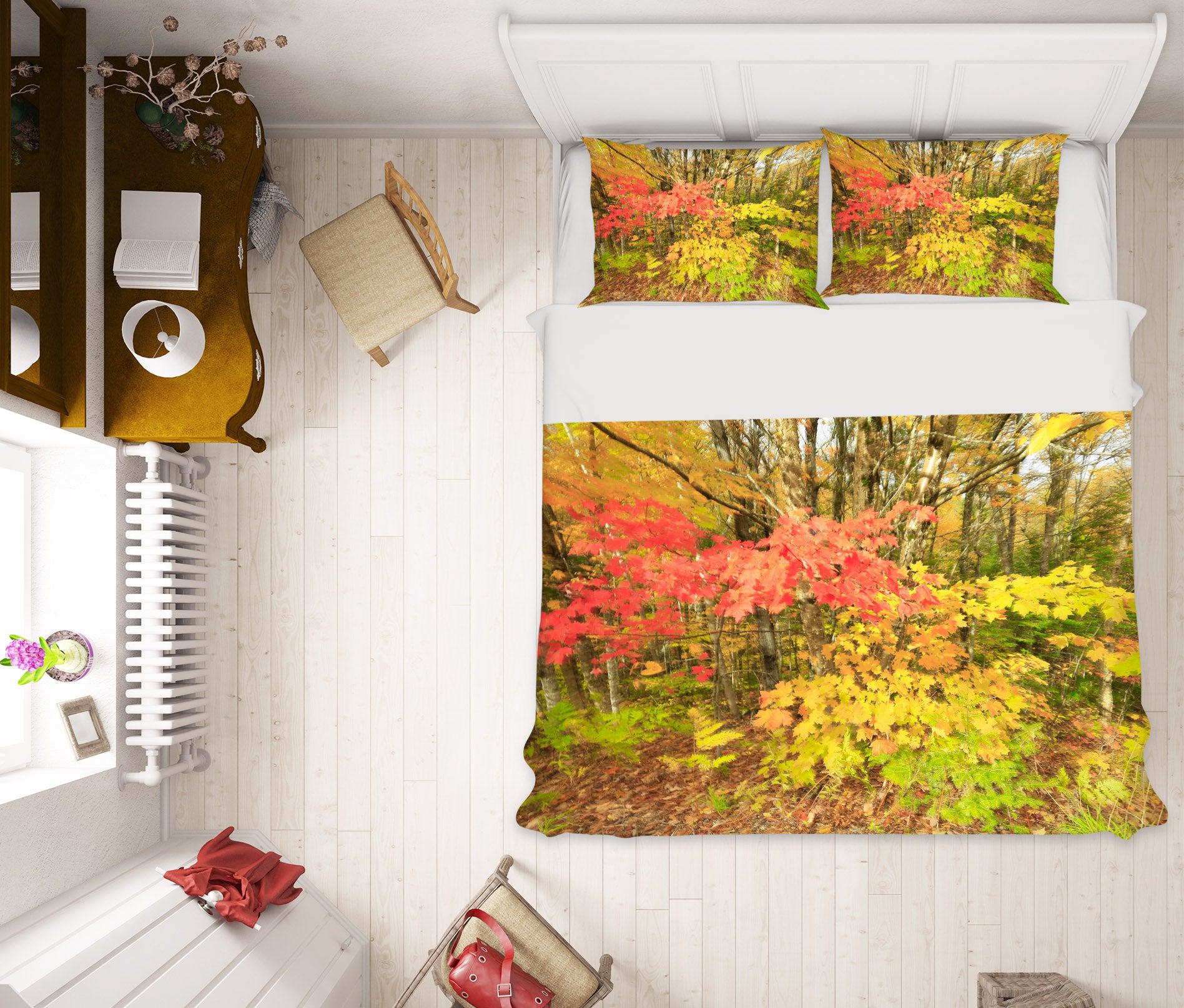 3D Fall Punch 62010 Kathy Barefield Bedding Bed Pillowcases Quilt