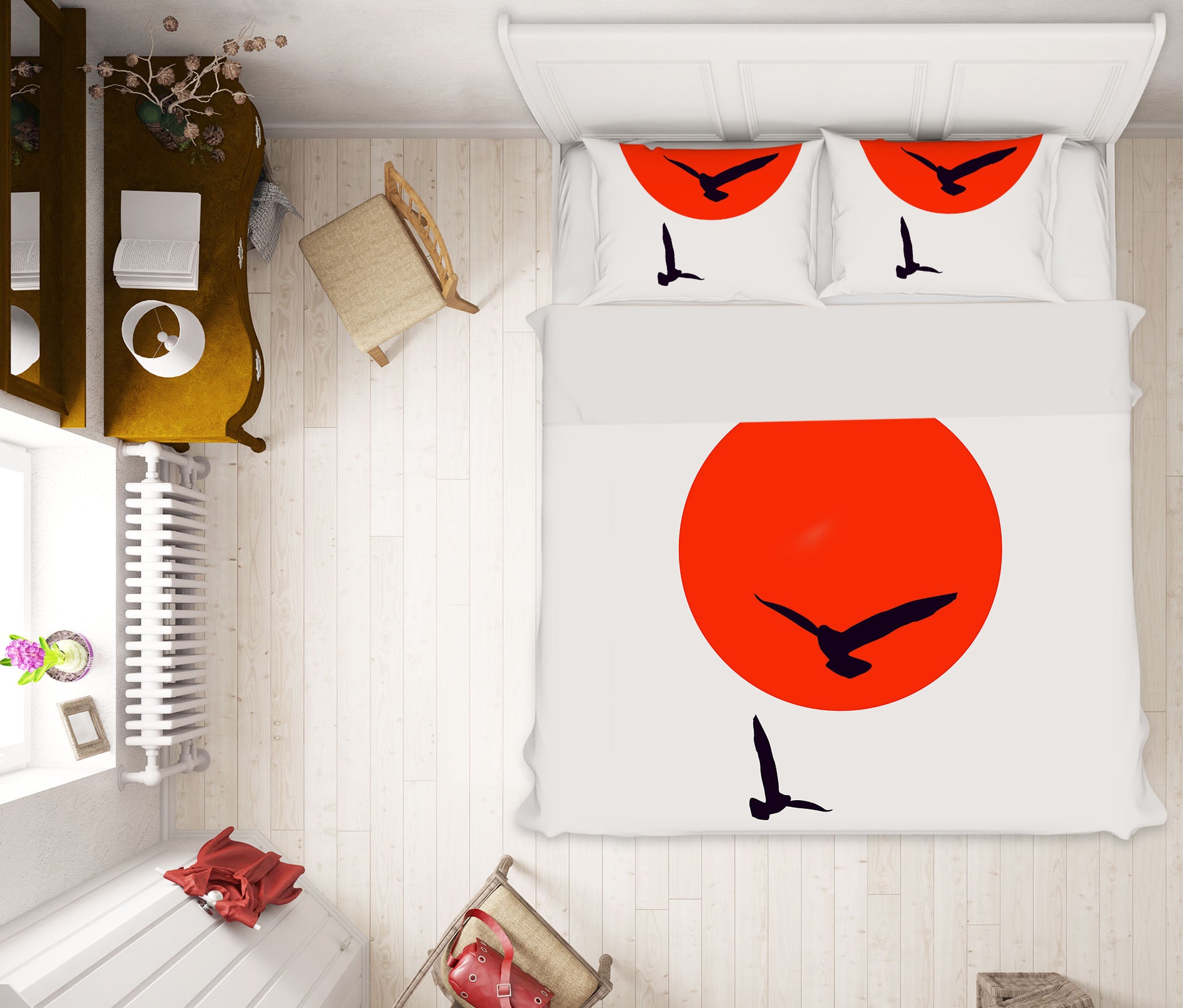 3D Sun Eagle 112 Boris Draschoff Bedding Bed Pillowcases Quilt