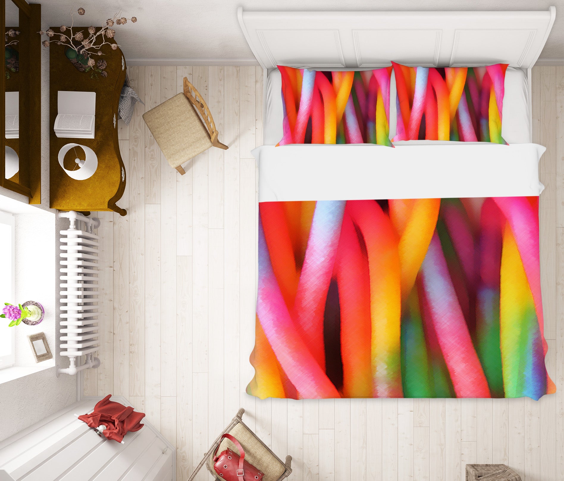 3D Color Bars 70013 Shandra Smith Bedding Bed Pillowcases Quilt