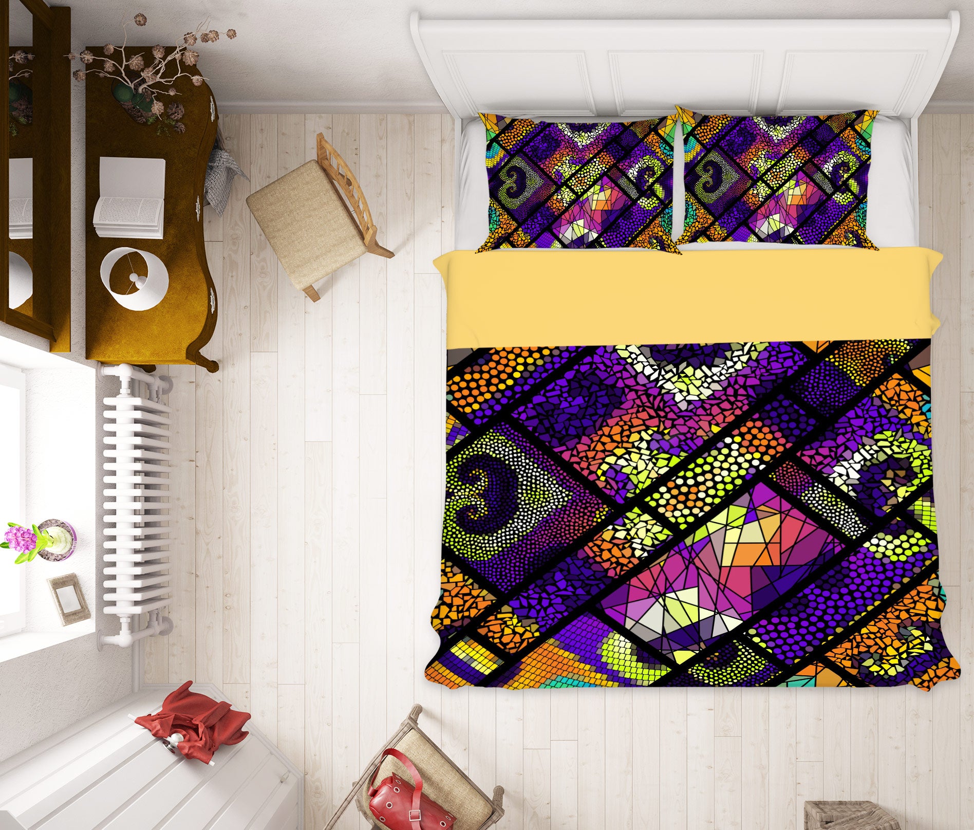 3D Pattern Lines 14031 Bed Pillowcases Quilt