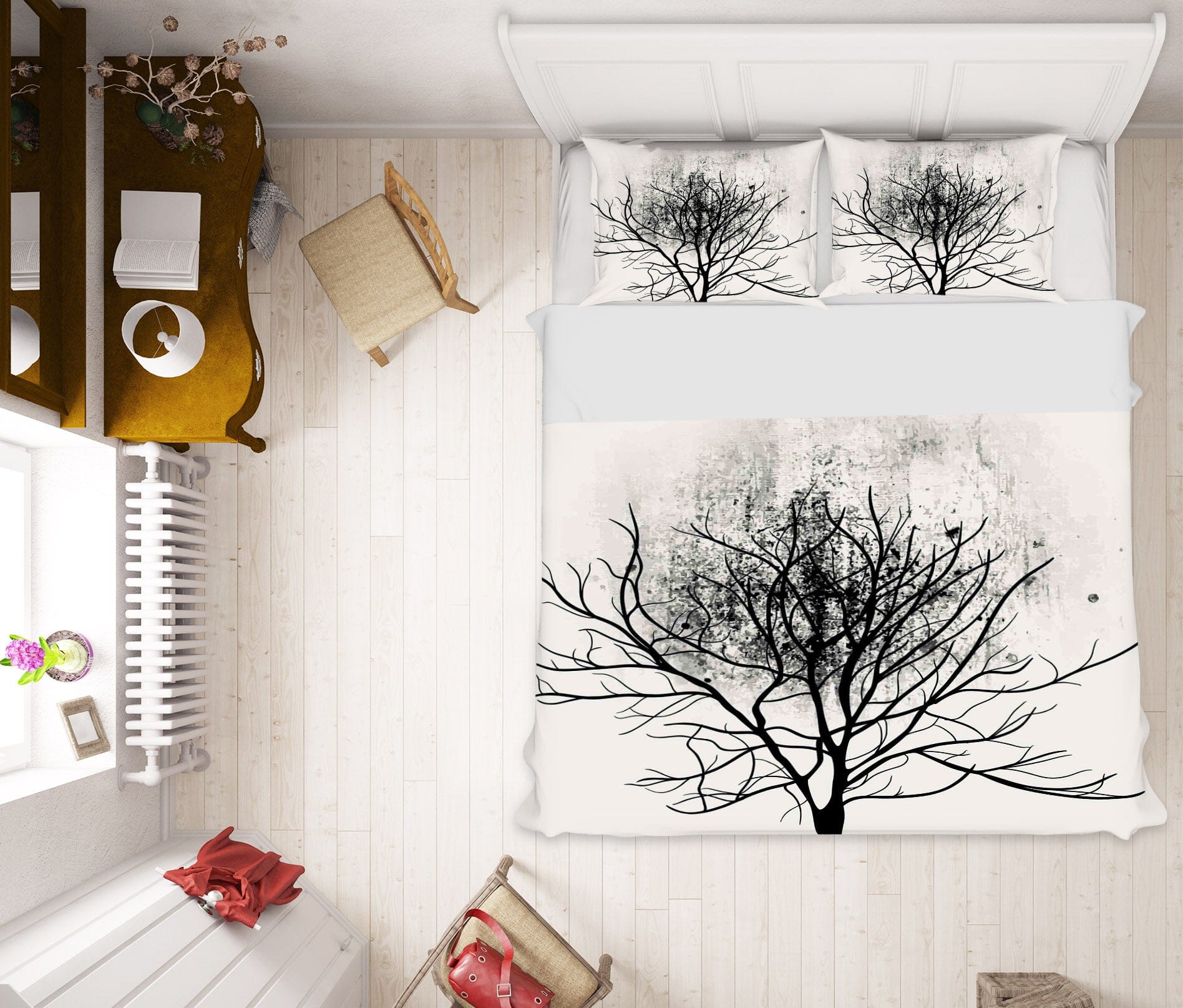 3D Dead Branch 2123 Boris Draschoff Bedding Bed Pillowcases Quilt Quiet Covers AJ Creativity Home 
