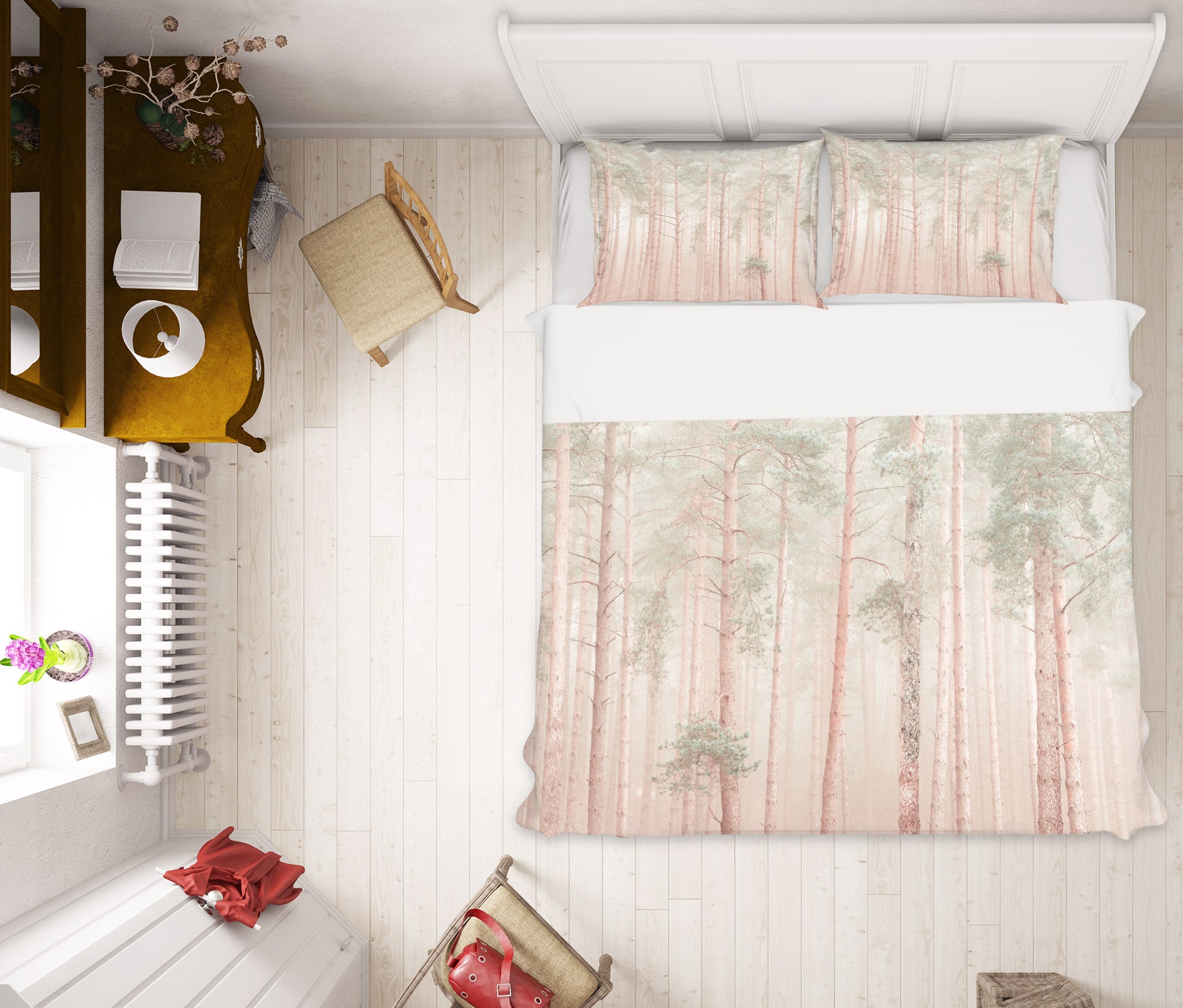 3D Foggy Tree 7016 Assaf Frank Bedding Bed Pillowcases Quilt Cover Duvet Cover