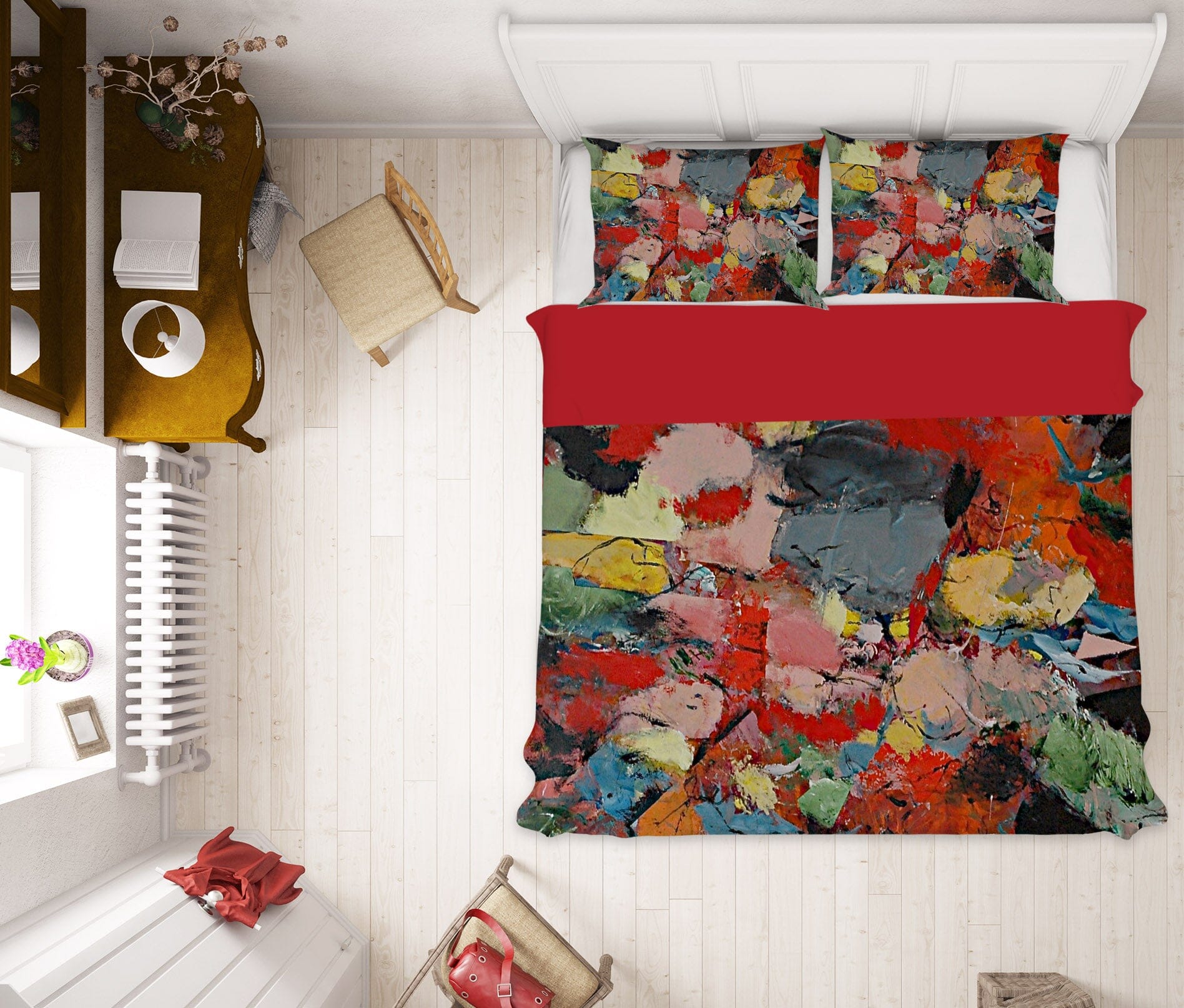 3D Painted Manor 105 Allan P. Friedlander Bedding Bed Pillowcases Quilt Quiet Covers AJ Creativity Home 