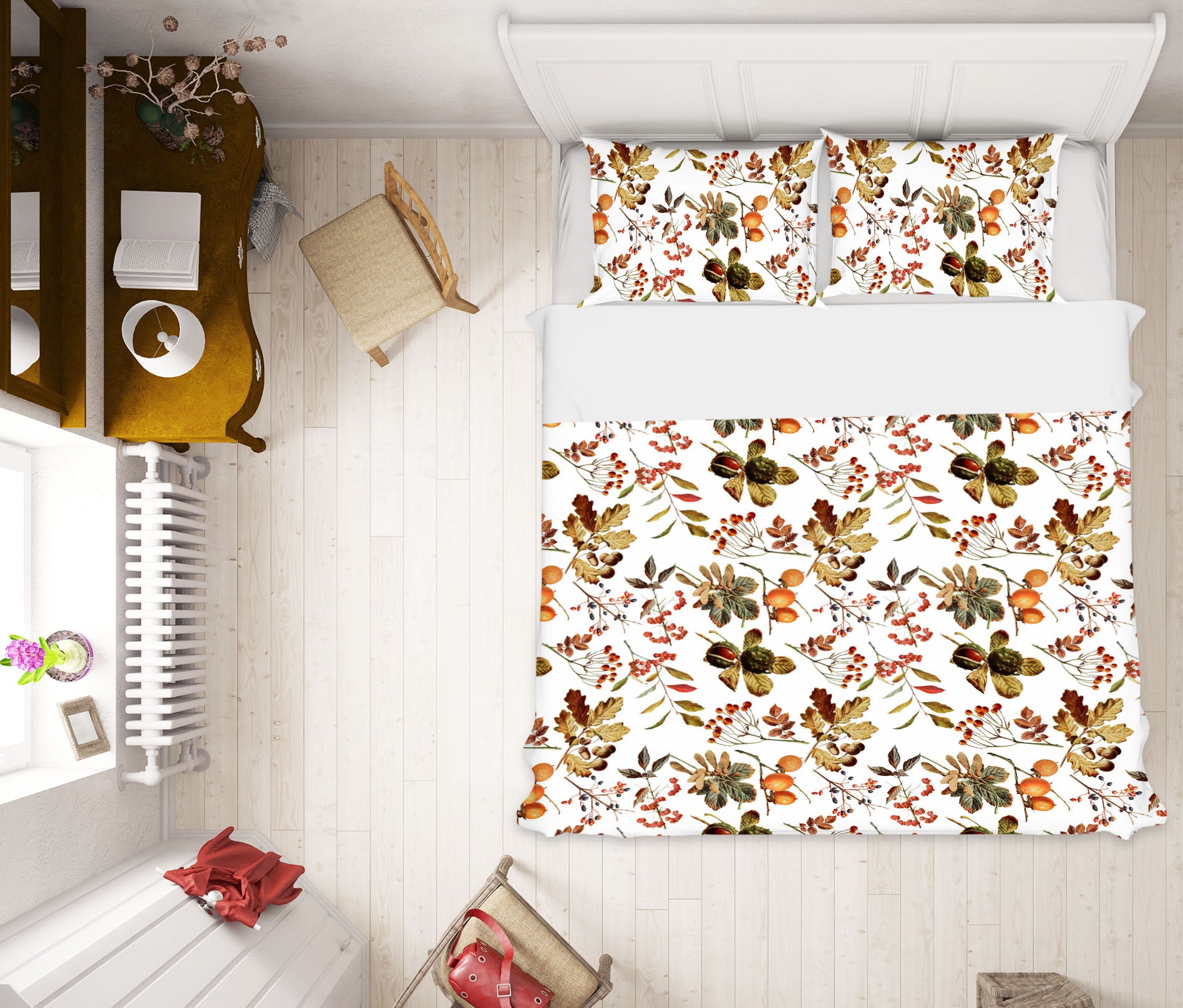3D Fruit Flower 18212 Uta Naumann Bedding Bed Pillowcases Quilt