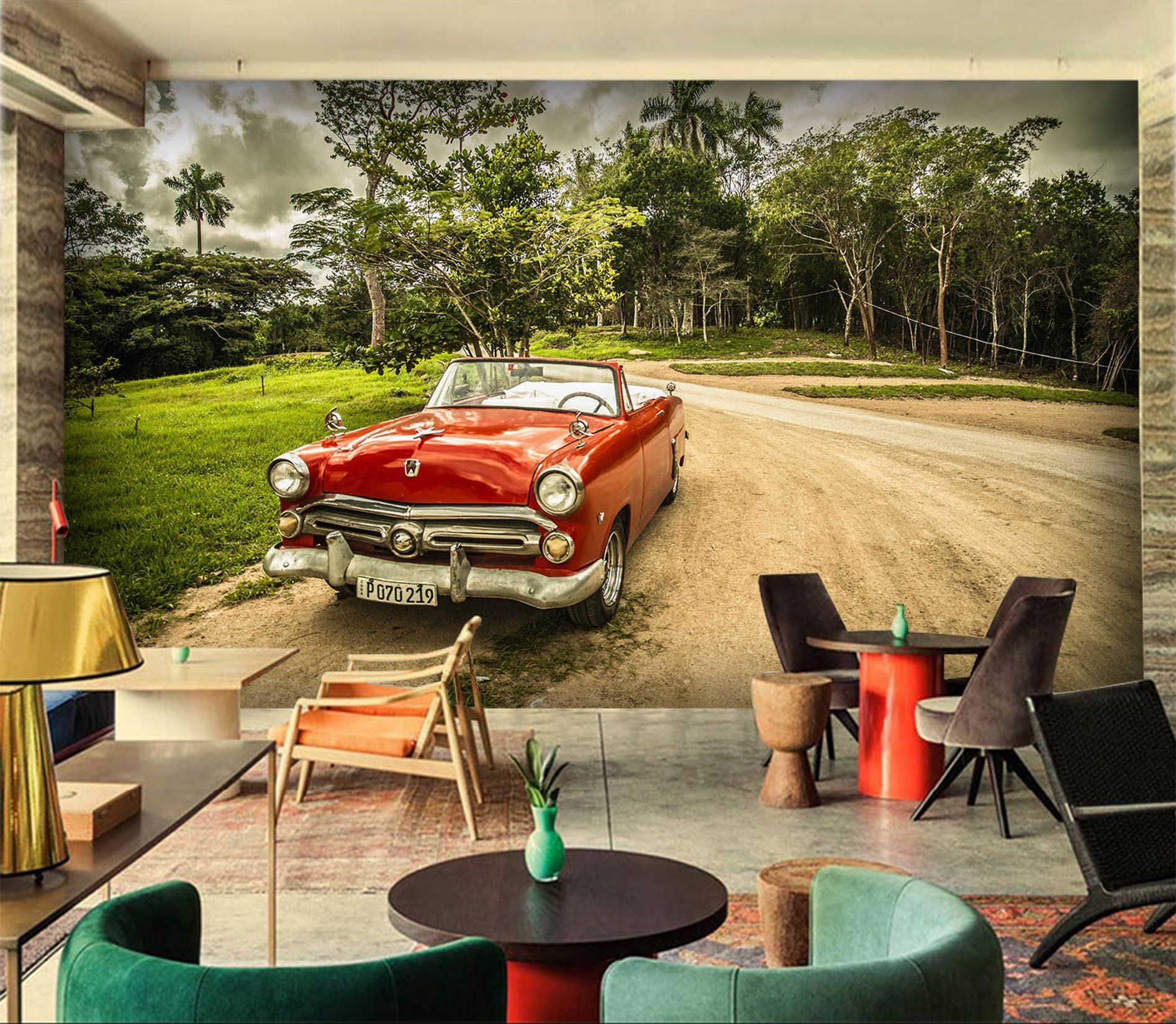 3D Cuba 977 Vehicle Wall Murals Wallpaper AJ Wallpaper 2 