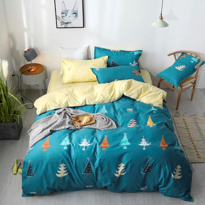 3D Christmas Tree 3200 Bed Pillowcases Quilt