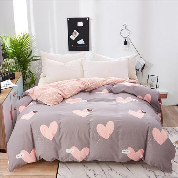 3D Brown Bottom Pink Love 2047 Bed Pillowcases Quilt