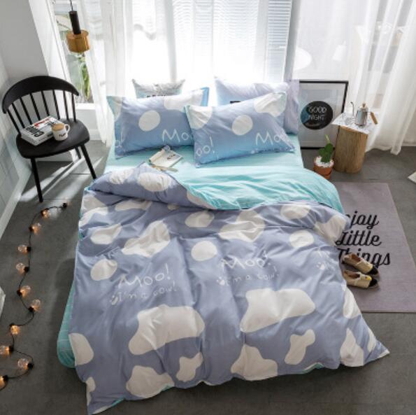 3D White Clouds 4013 Bed Pillowcases Quilt