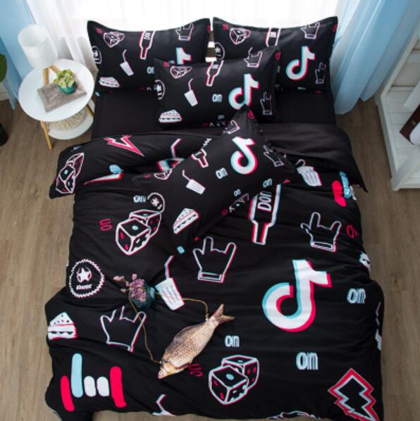 3D Tiktok 5174 Bed Pillowcases Quilt
