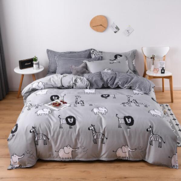 3D Little Grey Animals 5179 Bed Pillowcases Quilt
