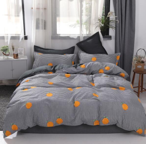 3D Little Orange 4042 Bed Pillowcases Quilt