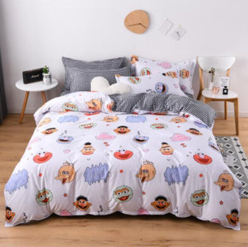 3D Sesame Street 5180 Bed Pillowcases Quilt