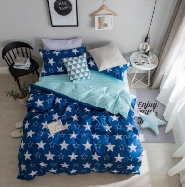 3D Star Pattern 4007 Bed Pillowcases Quilt