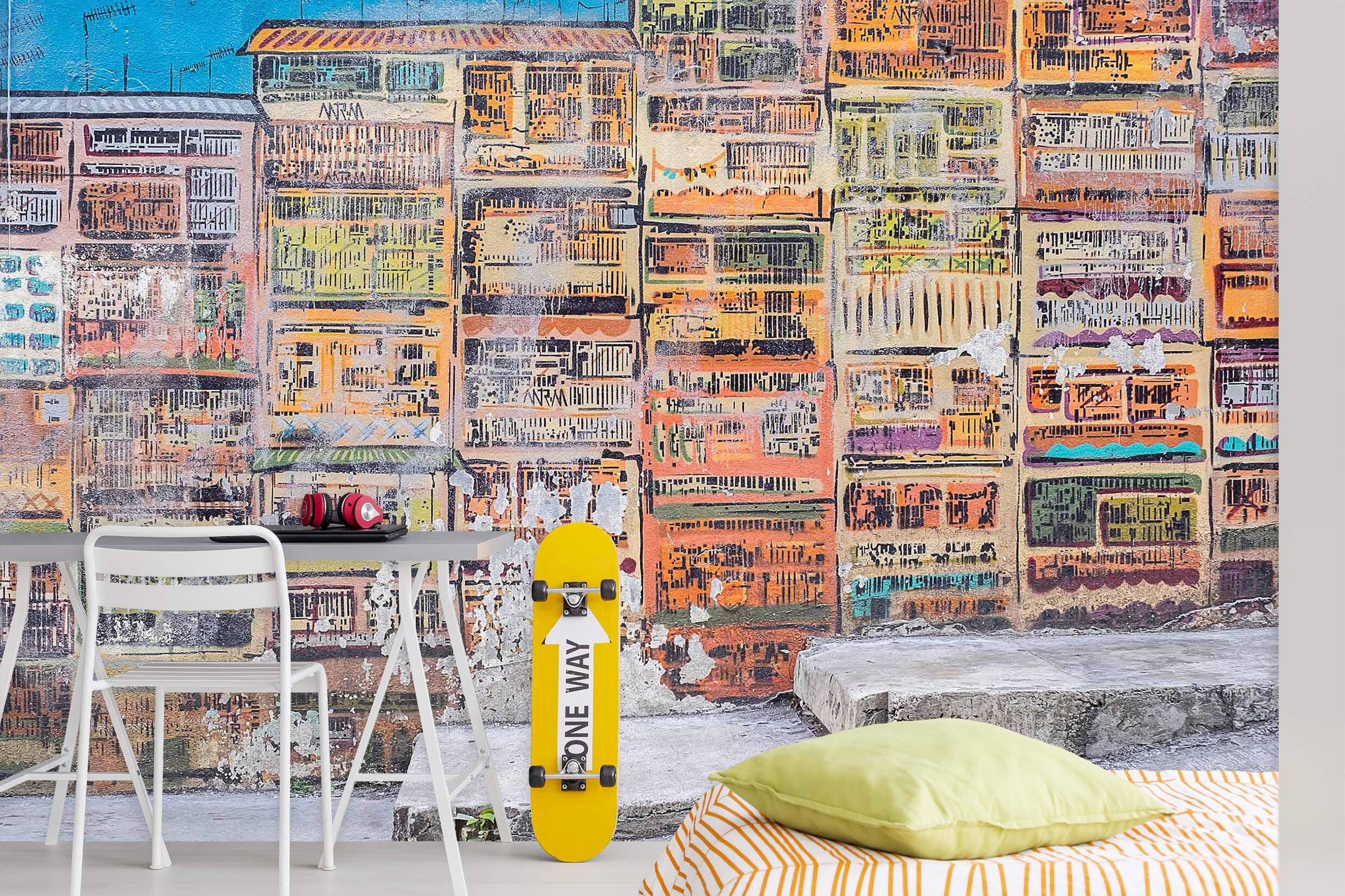 3D Color House Sticker 86 Wall Murals Wallpaper AJ Wallpaper 2 