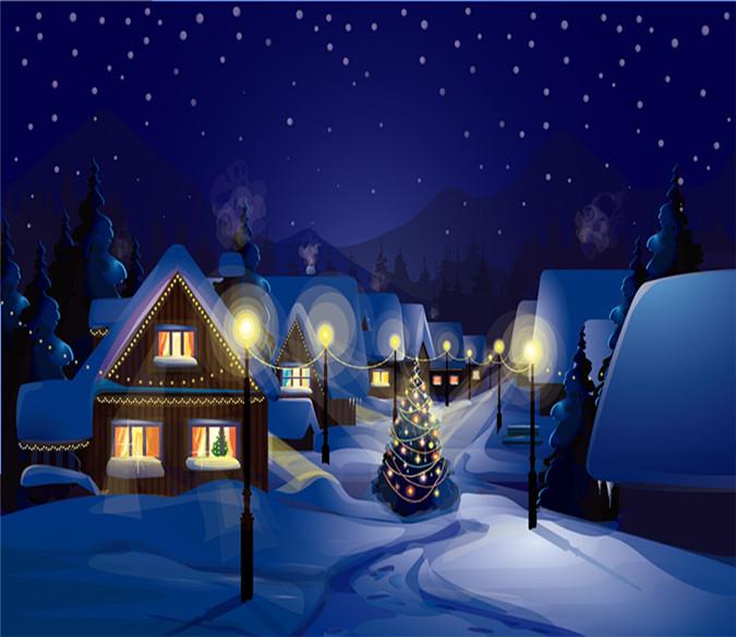 3D Christmas Eve Star Hut 667 Wallpaper AJ Wallpapers 