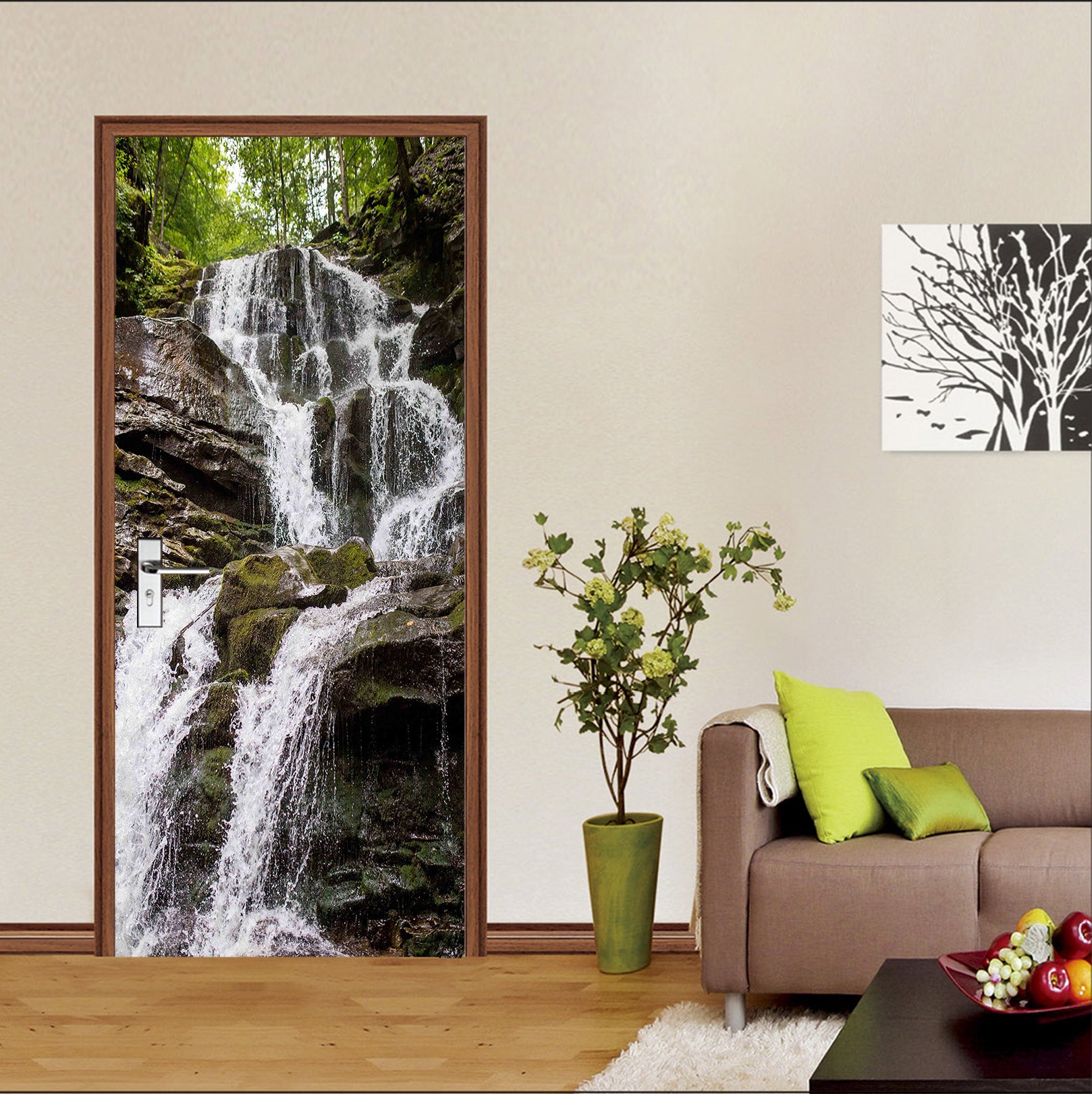 3D Waterfall 24144 Door Mural