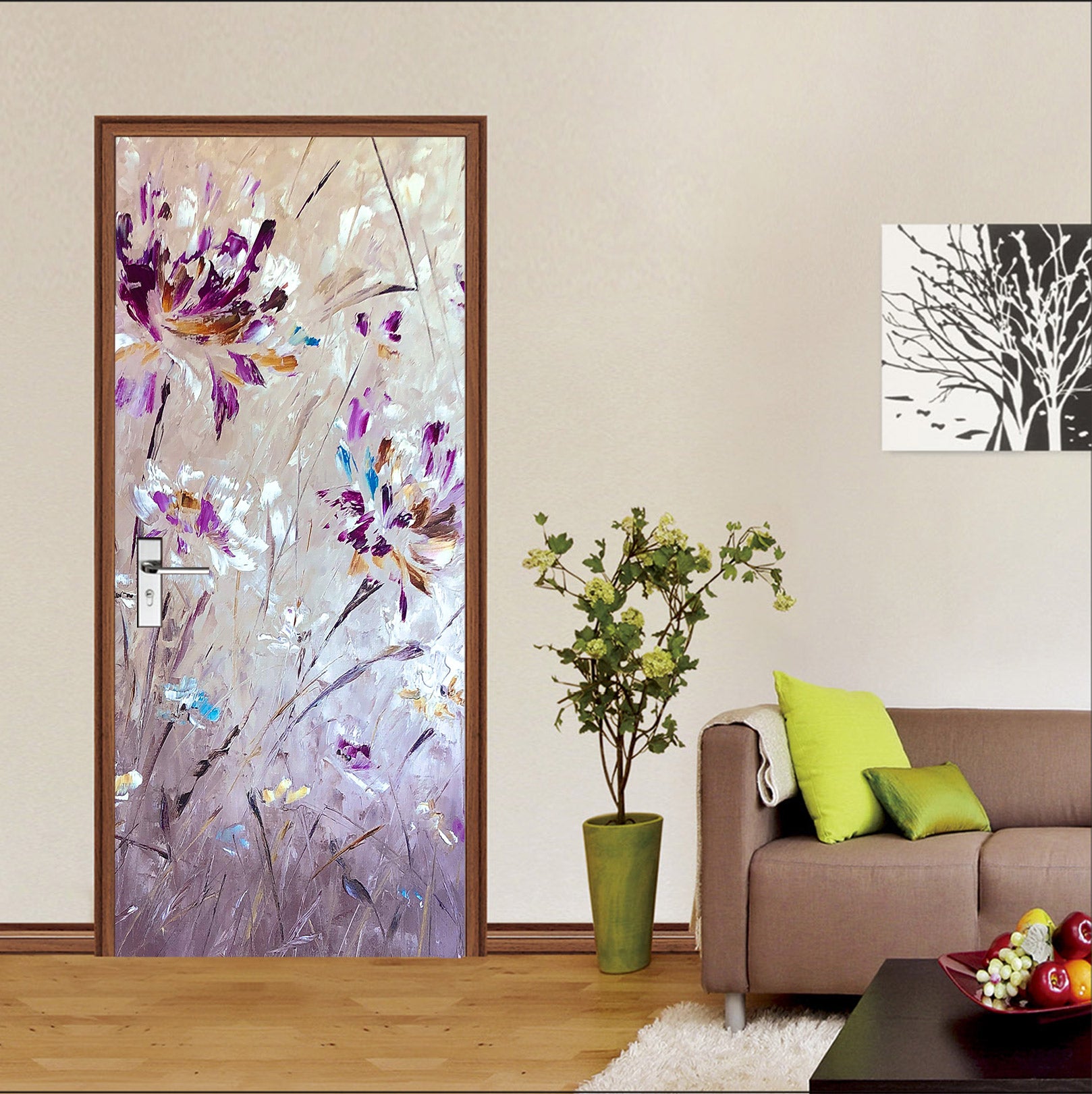 3D Art Flower 3194 Skromova Marina Door Mural