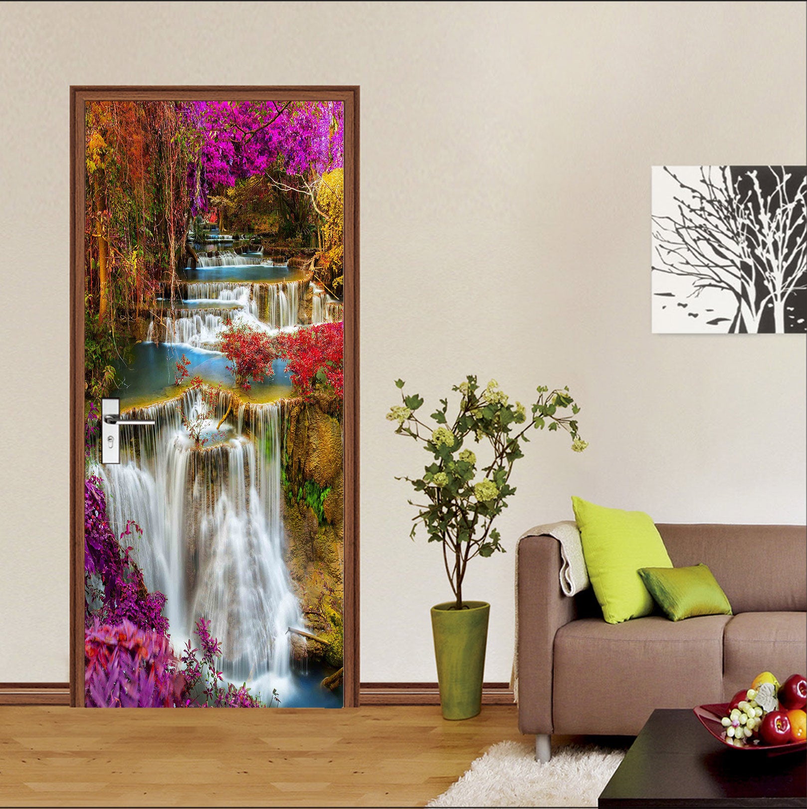 3D Waterfall 24116 Door Mural
