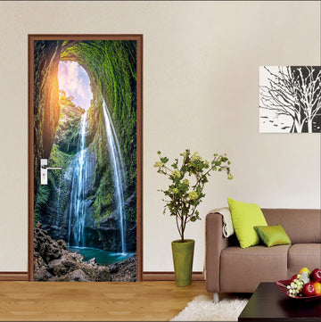 3D Stone Cave 24143 Door Mural