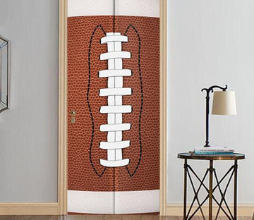 3D football movement door mural Wallpaper AJ Wallpaper 
