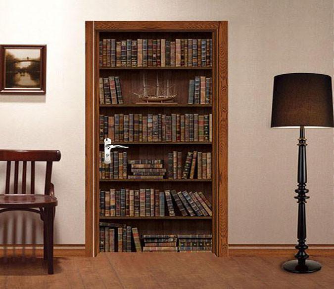 3D storage consolidation door mural Wallpaper AJ Wallpaper 