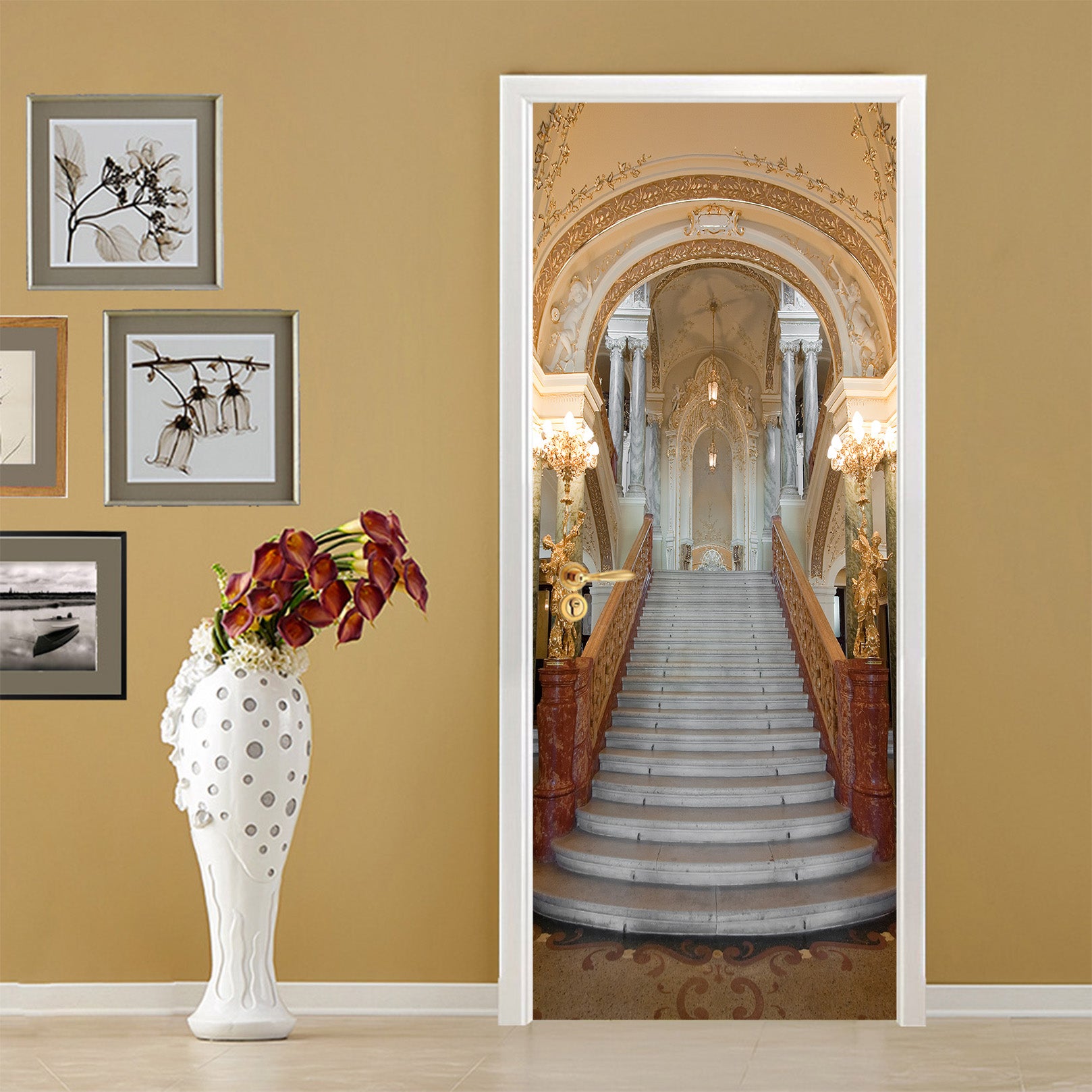 3D Stairs 22034 Door Mural