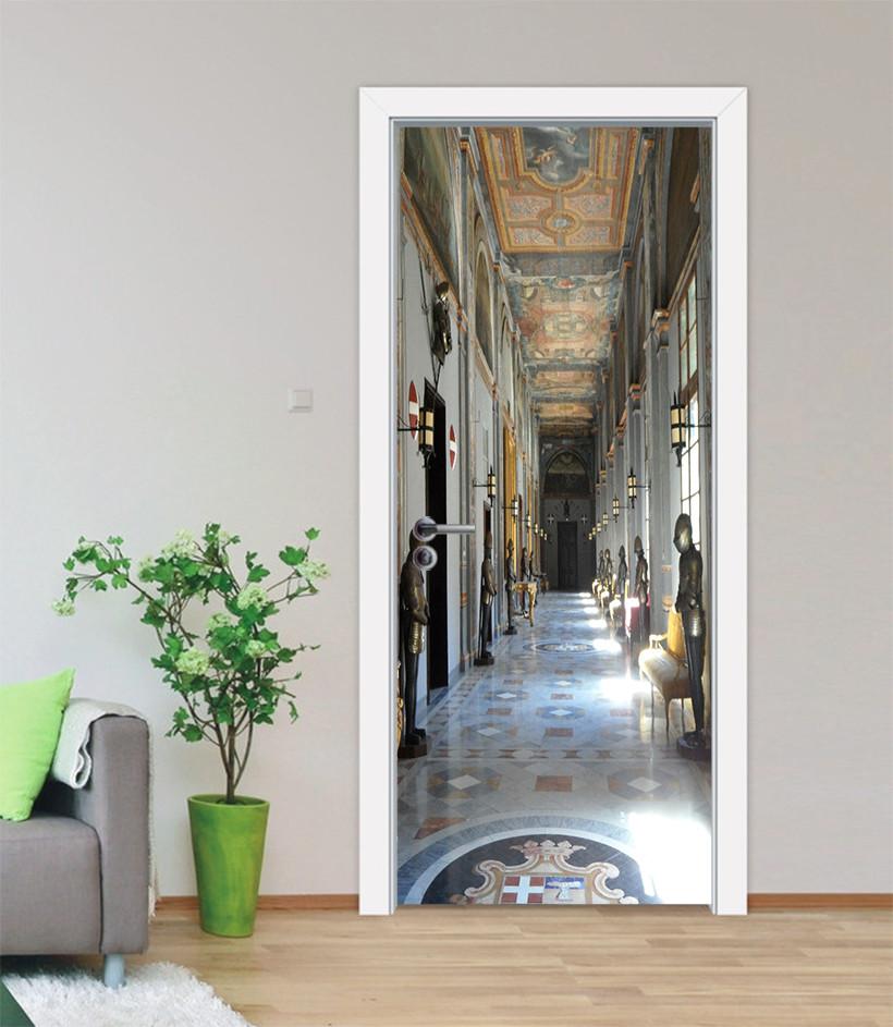 3D ceiling fresco the high window corridor door mural Wallpaper AJ Wallpaper 