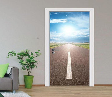 3D highway scenery 11 door mural Wallpaper AJ Wallpaper 