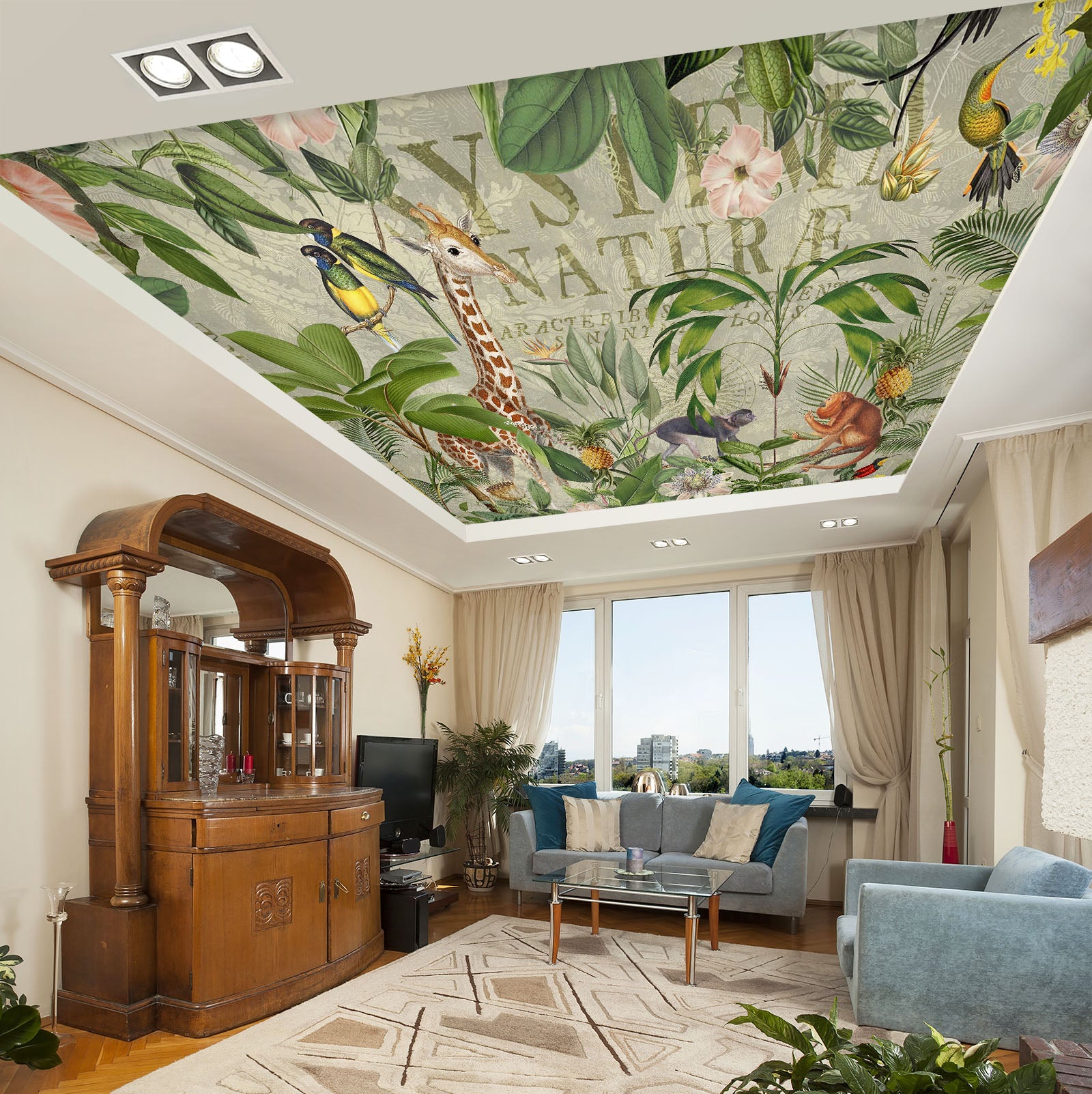 3D Animal Trees 5271 Andrea Haase Ceiling Wallpaper Murals