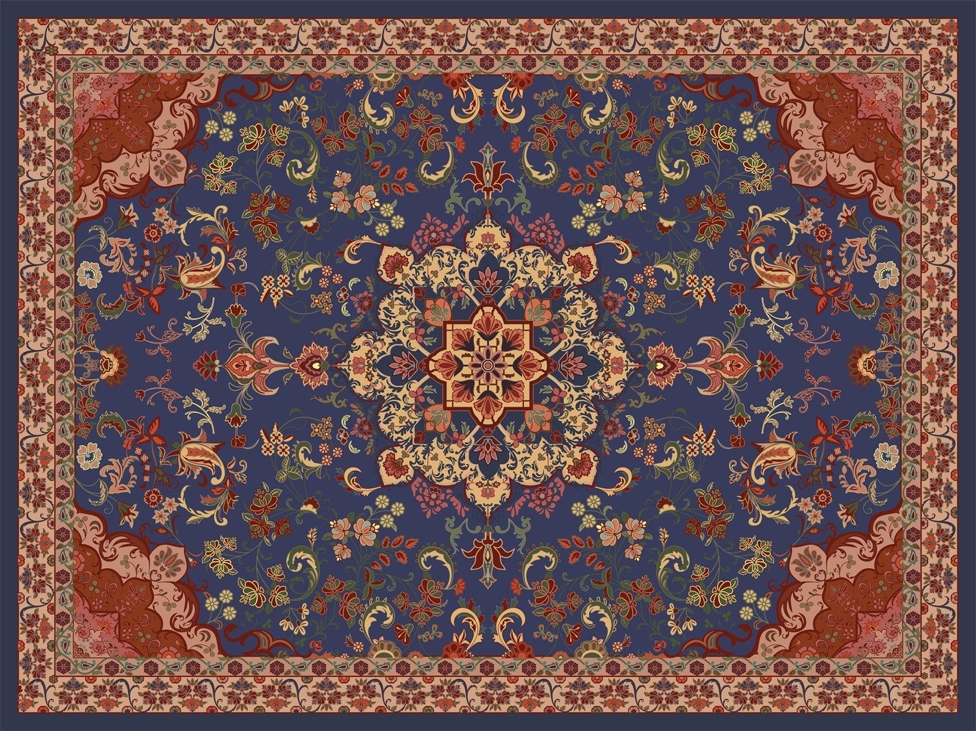 3D Retro Pattern 106 Kitchen Mat Floor Mural Wallpaper AJ Wallpaper 