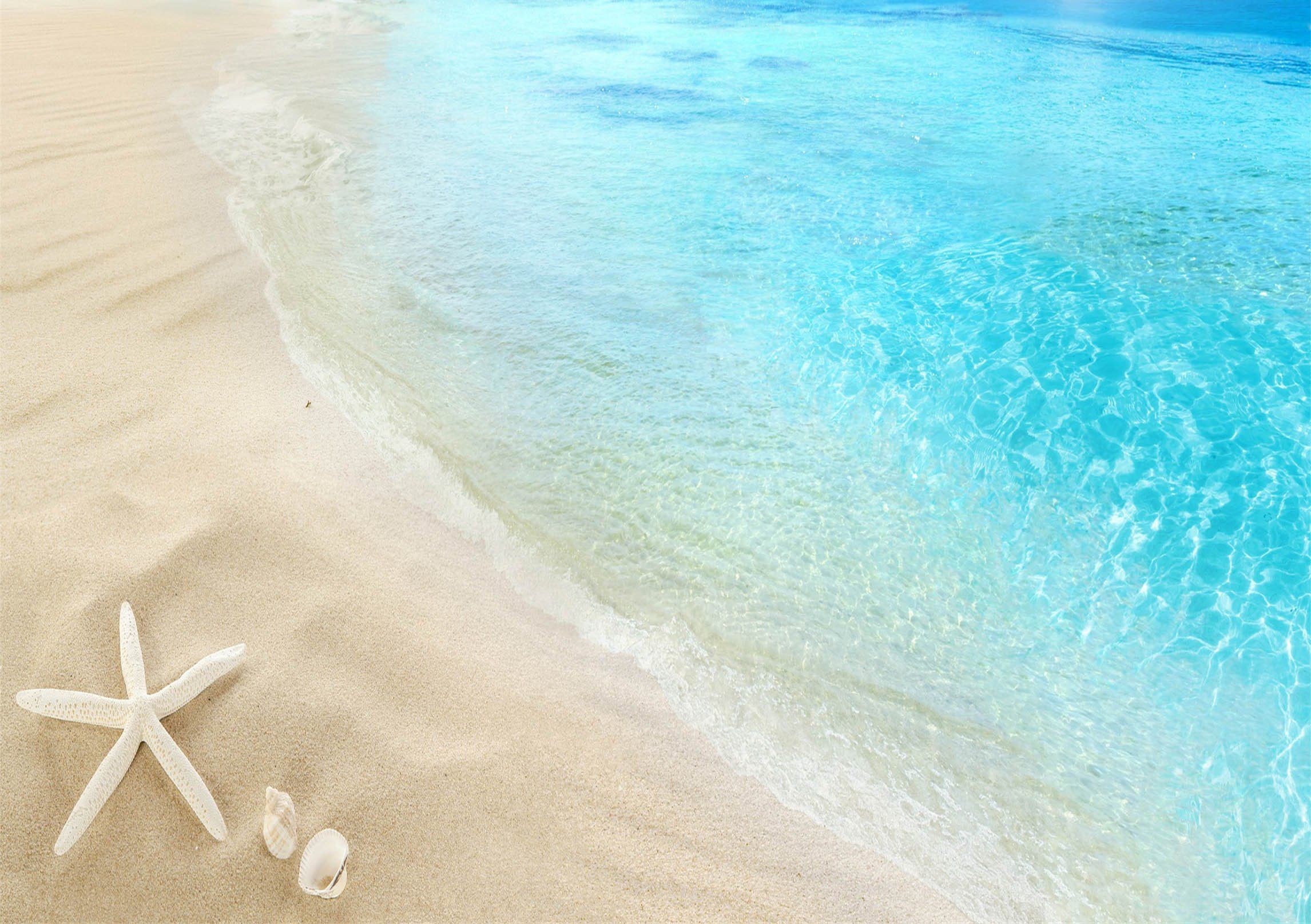 3D Beach Scenery Kitchen Mat Floor Mural Wallpaper AJ Wallpaper 