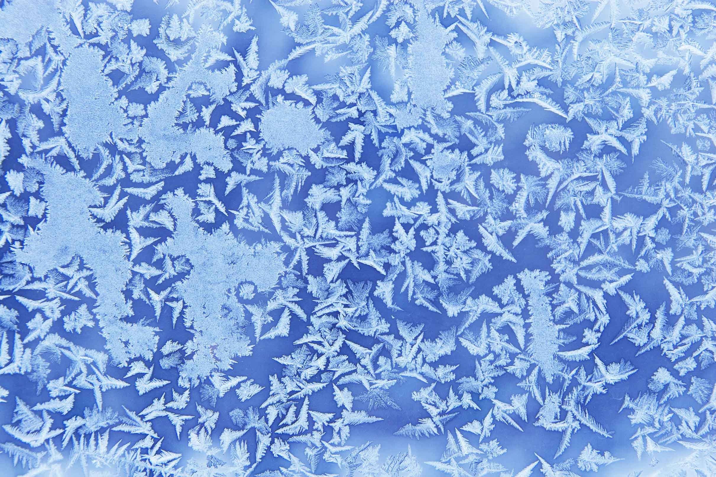 3D Frozen Snowflakes Kitchen Mat Floor Mural Wallpaper AJ Wallpaper 