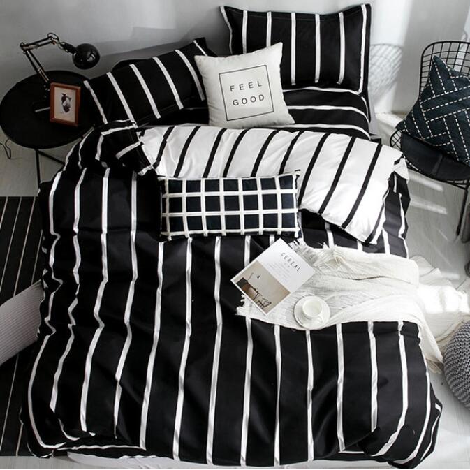 3D Black Stripes 3043 Bed Pillowcases Quilt
