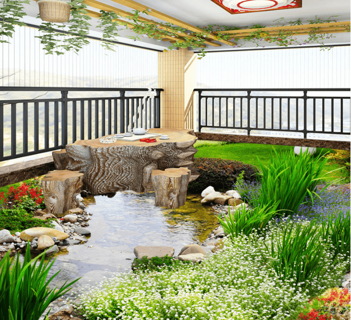 3D Nature 241 Floor Mural Wallpaper AJ Wallpaper 2 