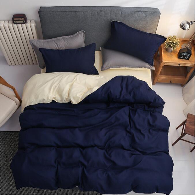 3D Navy Blue 2127 Bed Pillowcases Quilt