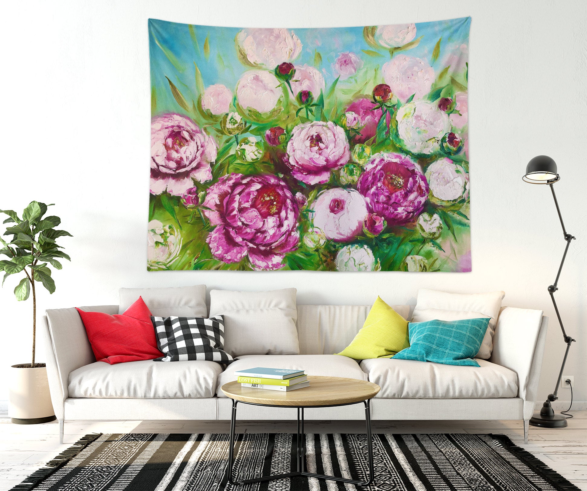 3D Flower Leaf 3404 Skromova Marina Tapestry Hanging Cloth Hang