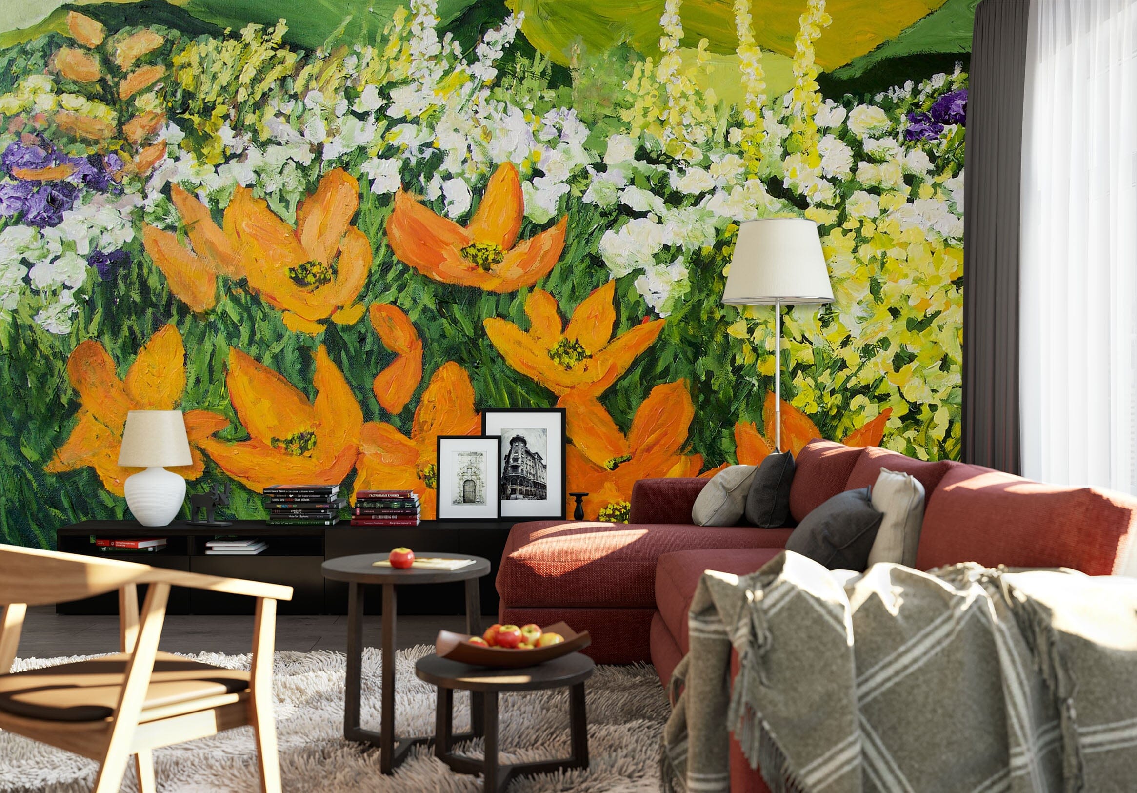 3D Bloom Flowers 209 Allan P. Friedlander Wall Mural Wall Murals Wallpaper AJ Wallpaper 2 