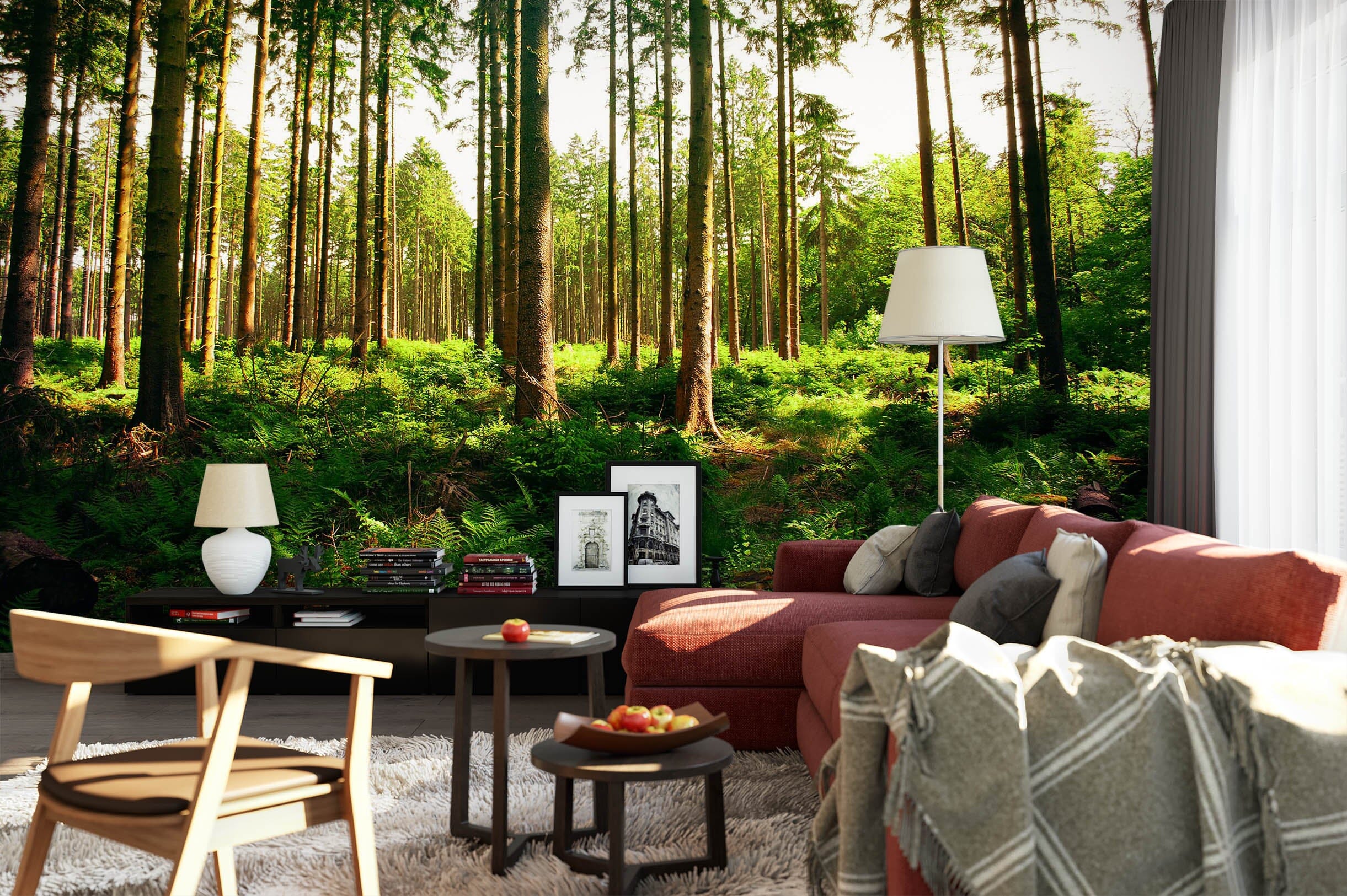 3D Green Forest 1508 Wall Murals Wallpaper AJ Wallpaper 2 
