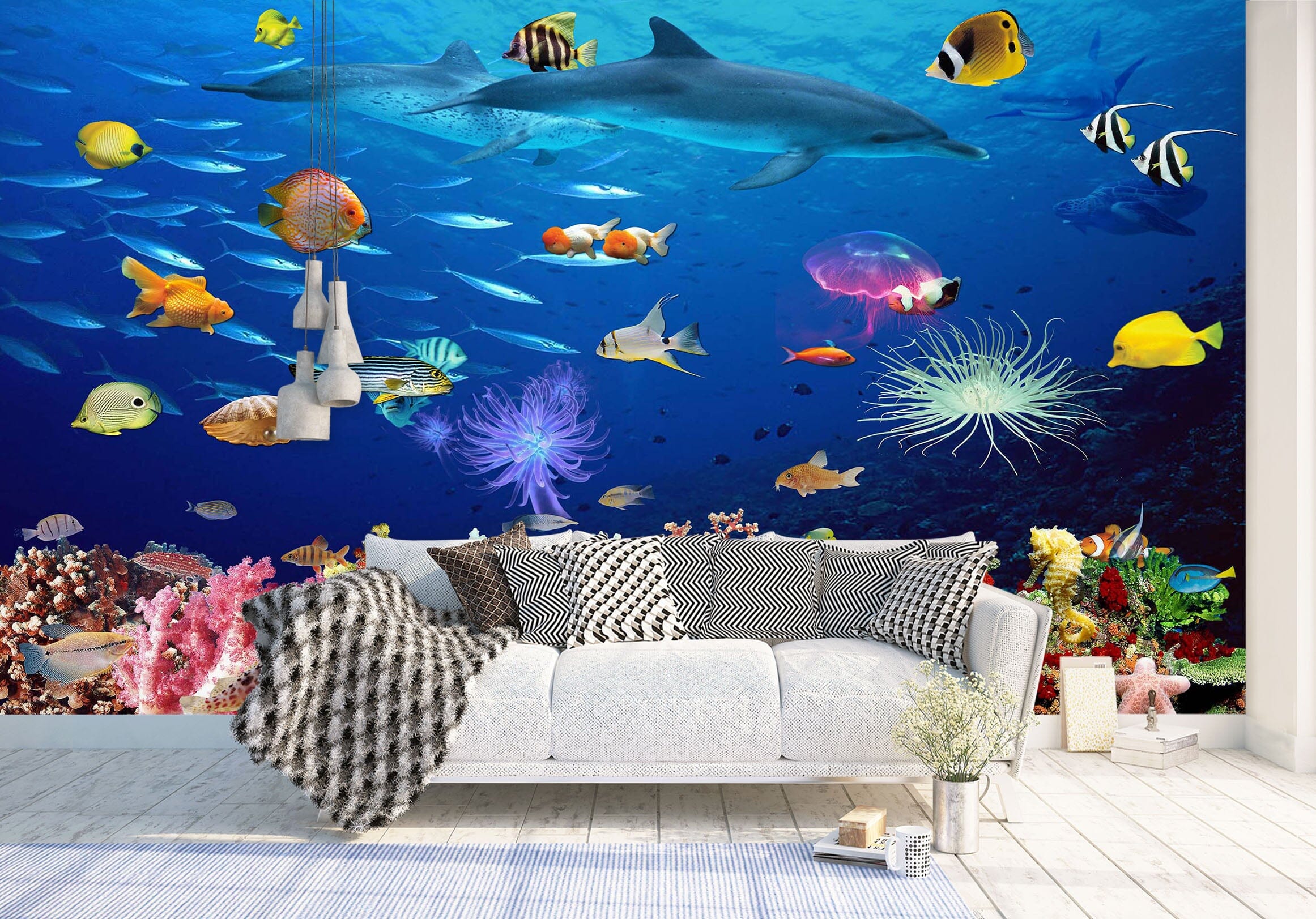 3D The Underwater World 1403 Wall Murals Wallpaper AJ Wallpaper 2 