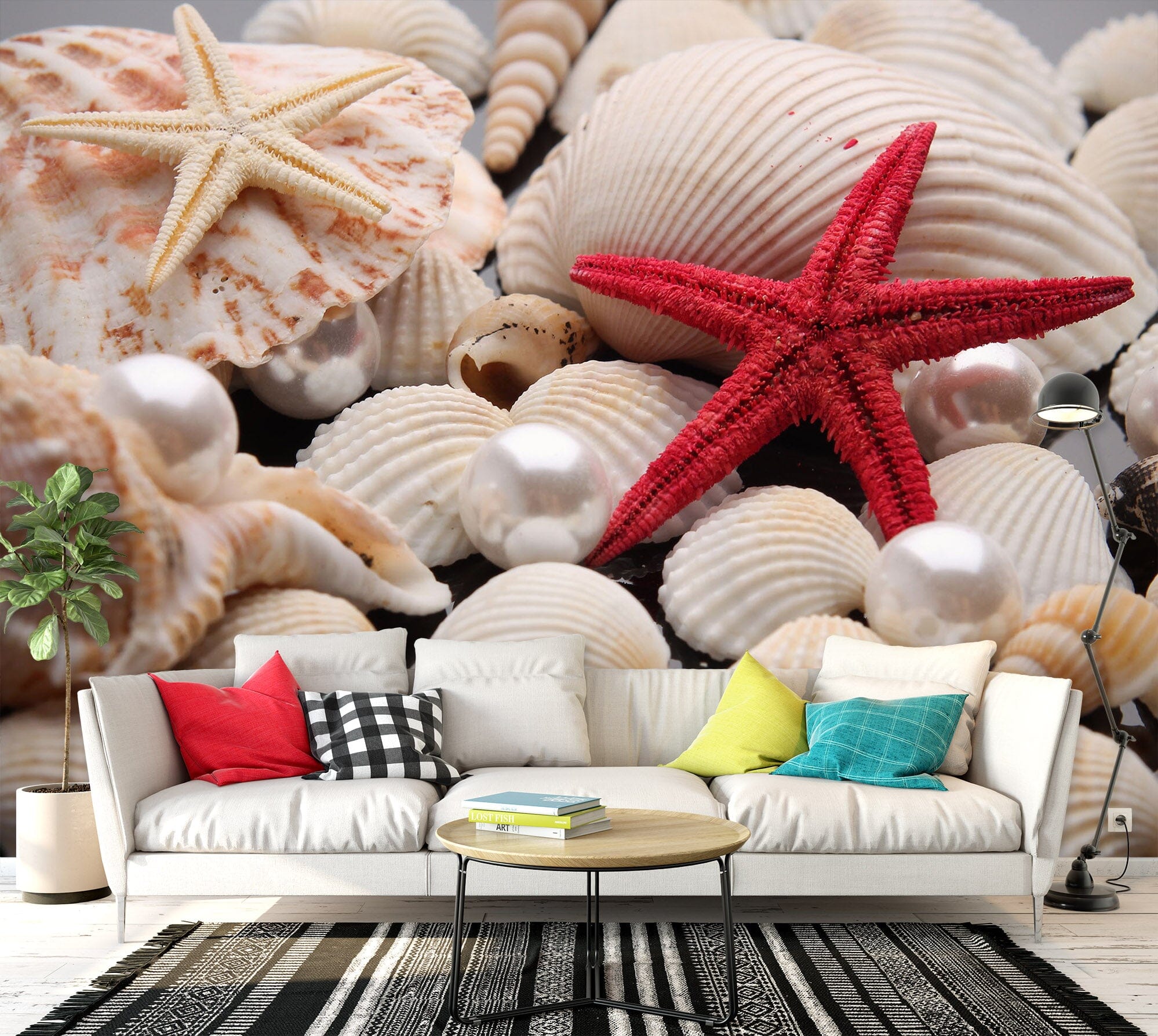 3D Shell Starfish 1476 Wall Murals Wallpaper AJ Wallpaper 2 