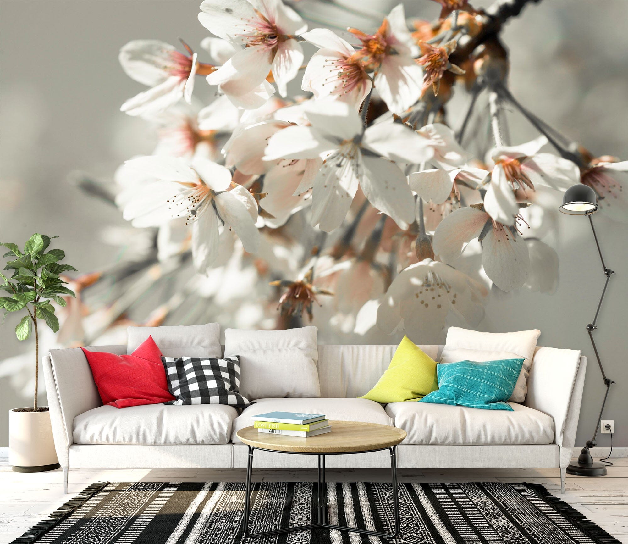 3D Blooming Flower 1408 Assaf Frank Wall Mural Wall Murals Wallpaper AJ Wallpaper 2 