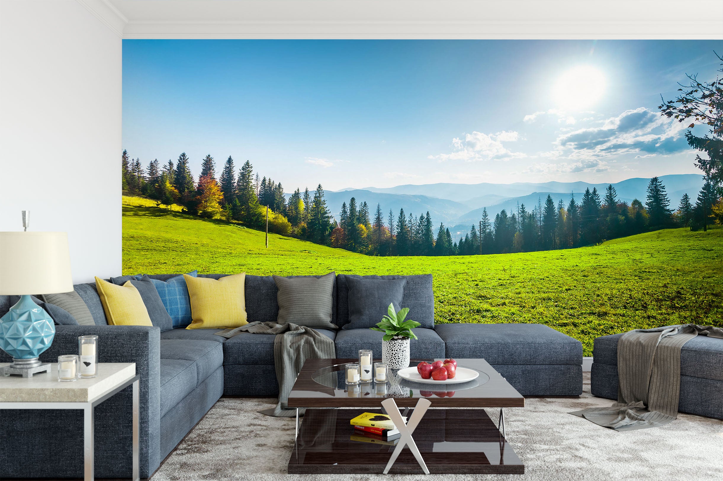 3D Lawn Tree 58040 Wall Murals