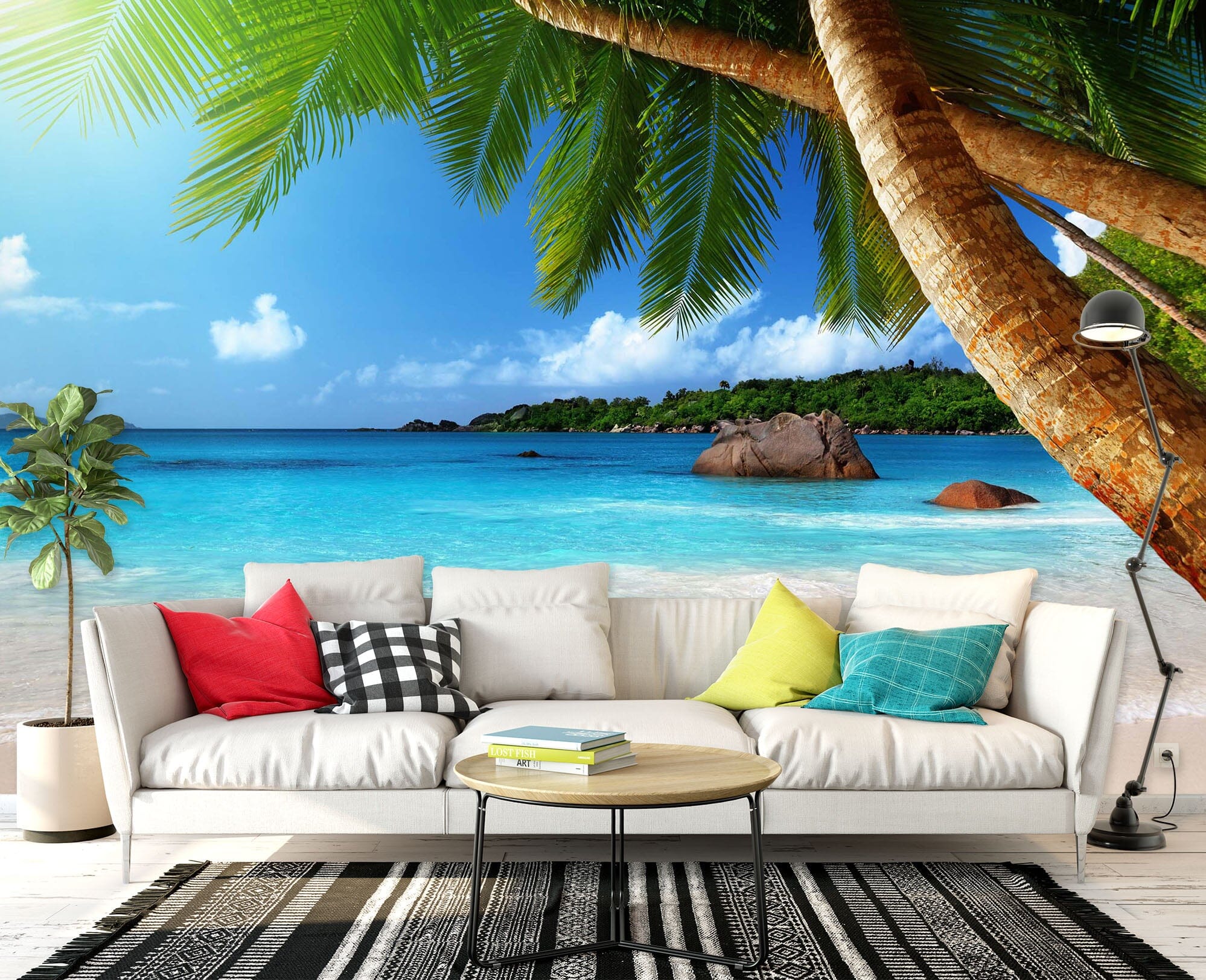 3D Beach Sea 2010 Wall Murals Wallpaper AJ Wallpaper 2 