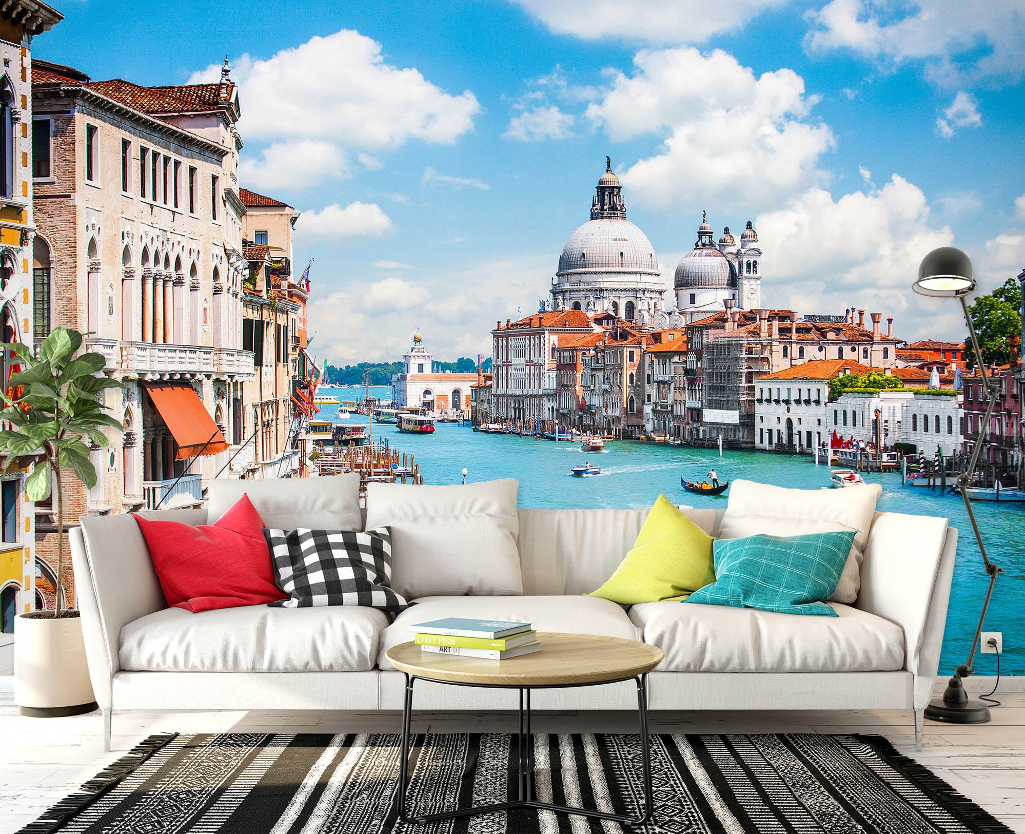 3D Venice River 1101 Wall Murals