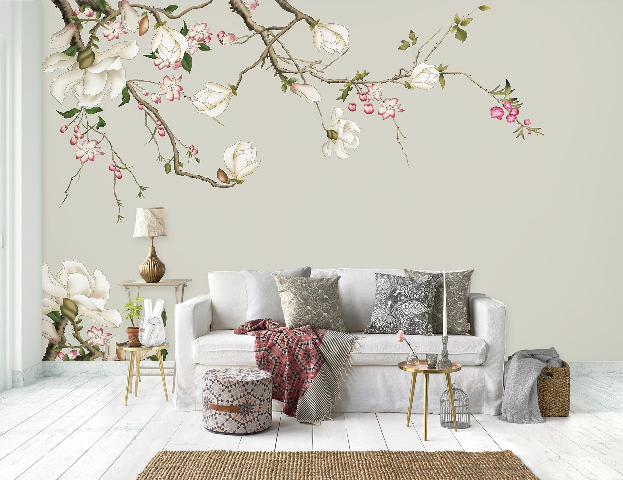 3D Flowers Bloom 2068 Wall Murals Wallpaper AJ Wallpaper 2 