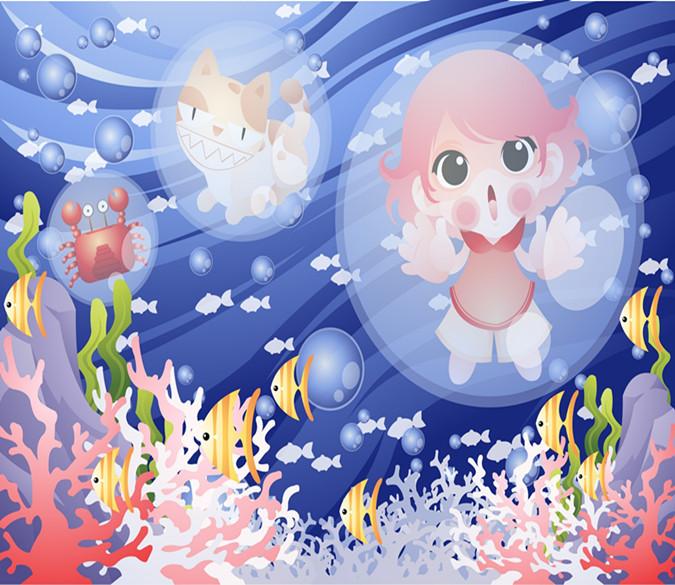 3D Little Bubble Girl 98 Wallpaper AJ Wallpapers 