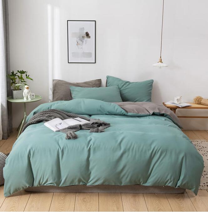 3D Green 2074 Bed Pillowcases Quilt
