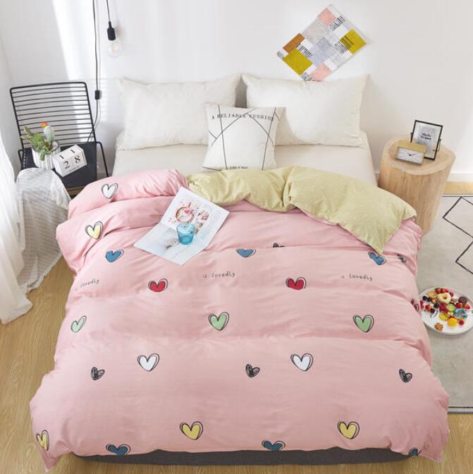 3D Color Love 3039 Bed Pillowcases Quilt